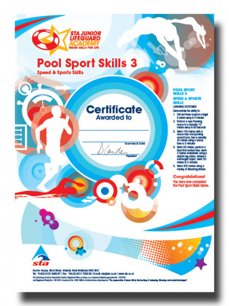 JLG Sports Skills Pool 3 Certificate (1/2)