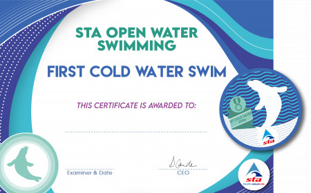 Open Water First Cold Water Swim Award (2/2)