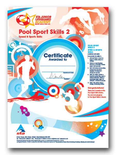 JLG Sports Skills Pool 2 Certificate (1/2)