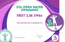 Open Water First 2.5k Swim Award (1/2)