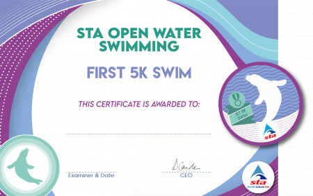 Open Water First 5k Swim Award (2/2)