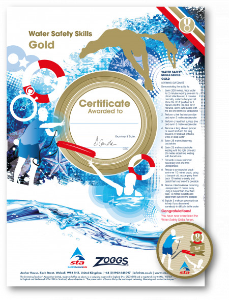 Water Safety Skills Gold Award (1/3)