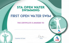 Open Water First Open Water Swim Award (1/2)