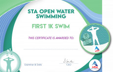 Open Water First 1k Swim Award (1/2)