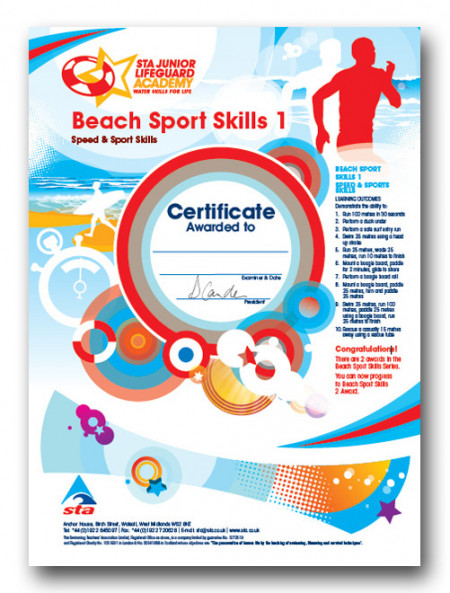 JLG Sports Skills Beach 1 Certificate (1/2)