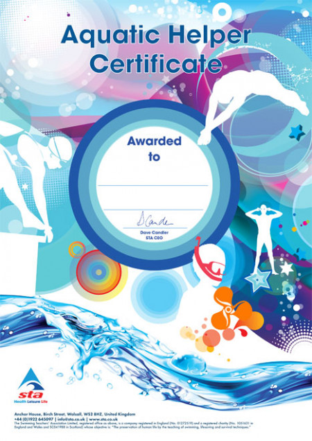 Aquatic Helper Certificate (1/1)