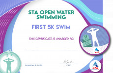 Open Water First 5k Swim Award (1/2)