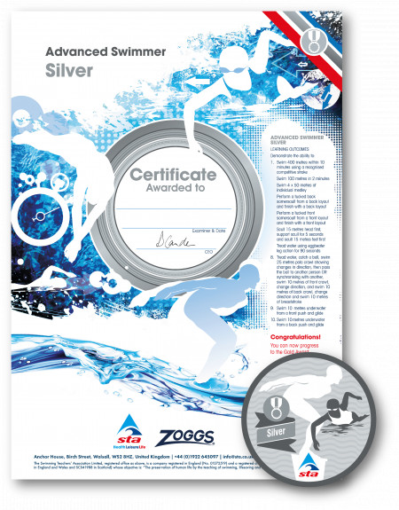 Advanced Swimmer Silver Award (1/3)