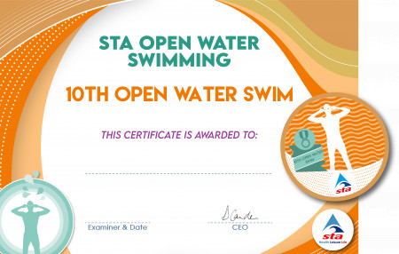 Open Water 10th Open Water Swim Award (1/2)