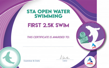 Open Water First 2.5k Swim Award (2/2)
